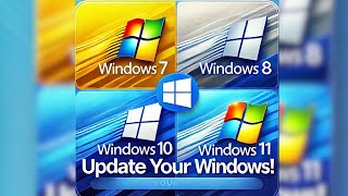 🎥 How to Update Windows 7 8 10 amp 11  StepbyStep Guide 🖥️ [upl. by Nnaillij456]