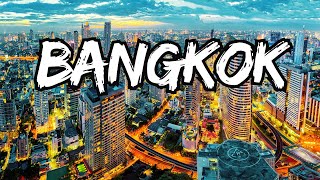 Bangkok City Downtown Tour Thailand 4k By Drone View 2024 [upl. by Retsev]