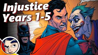 Injustice Year One to Five  Full Story  Comicstorian [upl. by Pooi]