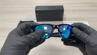 Oakley Straightlink OO9331 04 Polished BlackBlue Sunglasses [upl. by Jones66]