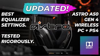 BEST ASTRO A50 EQ SETTINGS 2021 NEW AND IMPROVED [upl. by Eaj]