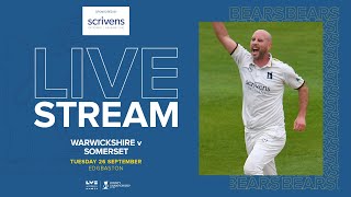 🔴 LIVE  Warwickshire v Somerset  County Championship  Day One [upl. by Limann]