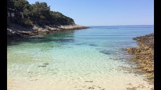 Beaches on Mali Lošinj Croatia [upl. by Eetsirk312]