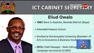 Know Your Cabinet Secretaries I Jumwa Kuria Owalo and Wahome [upl. by Anev]