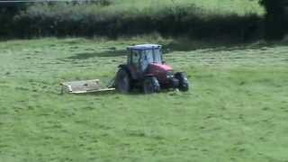 Mowing with MasseyFerguson 4270 [upl. by Sneve]