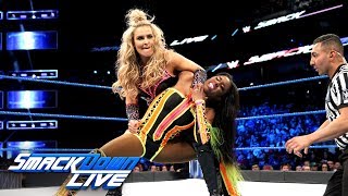 Naomi vs Natalya SmackDown LIVE April 10 2018 [upl. by Esbensen346]