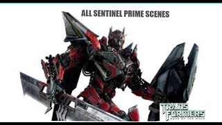 All Sentinel Prime Scenes I Transformers Dark Of the Moon [upl. by Ioyal]