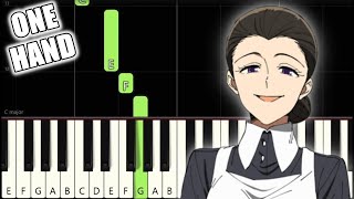 Yakusoku no Neverland  Isabella’s Lullaby  EASY Piano TutorialSynthesia by TAM [upl. by Brenden710]