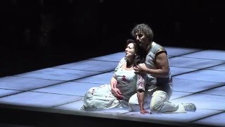 Krassimira Stoyanova and Jonas Kaufmann in the final act of Giuseppe Verdis AIDA [upl. by Hayyifas]