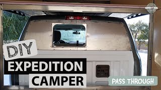 Building Our Expedition Vehicle E4  Cab Pass Through [upl. by Scevor]