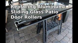 Aluminum Sliding Glass Patio Door Roller Replacement [upl. by Lanuk512]