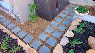 DIY Stepping Stone Path  How To Build A Side Path With Euro® Stone Pavers [upl. by Ally]