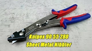 Knipex Sheet Metal Nibbler 90 55 280 [upl. by Millian]