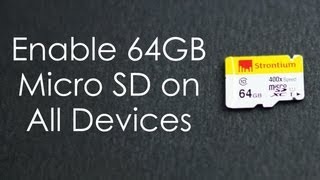 How to get 64GB or higher Micro SD to work on all Android devices [upl. by Gentilis365]