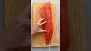 How to skin salmon  FeelGoodFoodie [upl. by Skardol]