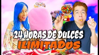 24 HORAS COMIENDO DULCES   Palomitas Flow [upl. by Ednew898]