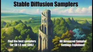 Stable Diffusion Samplers  Which samplers are the best and all settings explained [upl. by Gabbi346]