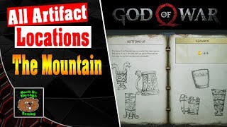 God of War  All Artifact Locations for The Mountain  Bottoms Up [upl. by Inod512]