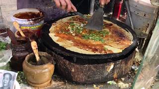 Street food  Jianbing in Beijing China [upl. by Eednam319]