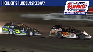 DIRTcar Summit Modified Nationals  Lincoln Speedway  June 25 2023  HIGHLIGHTS [upl. by Lana412]