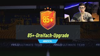 meine zwei 3x 85 PACKS 😱 85 Triple Upgrade Pack FIFA 22 [upl. by Eido458]