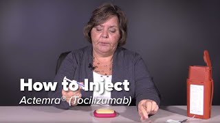 How To Inject Actemra tocilizumab [upl. by Hebert]