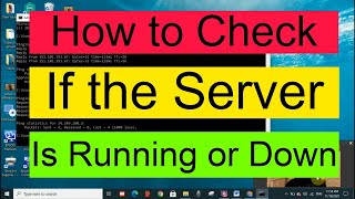 How to check if the Server is running or down  how to check if the server is online or offline [upl. by Aisilef180]