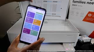 HP ENVY 6032E HOW TO SCAN YOUR DOCUMENT PRINT AND SHARE ONLINE PLATFORMS SUCH AS EMAIL [upl. by Isla369]