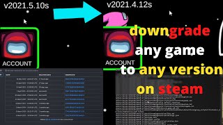 how to downgrade any game on steam [upl. by Adnertal711]