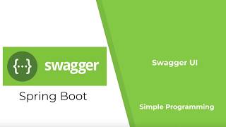 Spring Boot  with Swagger UI  Simple Programming [upl. by Fessuoy]