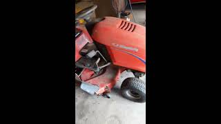 Simplicity Riding Mower Installing The Old Bagger System On A Brand New Mower [upl. by Akoyin781]