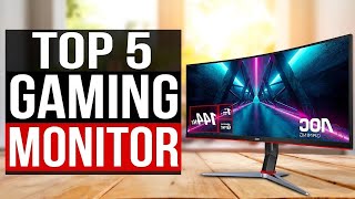 TOP 5 Best Gaming Monitor 2024 [upl. by Sussna]