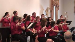 quotMelange of Neumesquot By Stephen Lias  Performed by The Columbia Flute Choir [upl. by Dael]