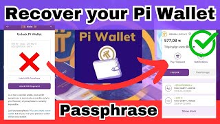 PI WALLET PASSPHRASE RECOVERY StepbyStep Guide amp Tips [upl. by Courtney]