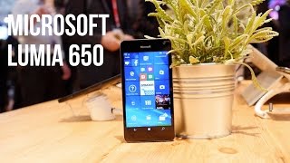 Lumia 650 toma de contacto en español [upl. by Robi737]