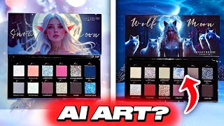 Indie Makeup Brand Using AI Art [upl. by Maxa37]