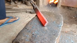 Blacksmith  How to Chasing amp Repousse Tools Made With Hard work  Handmade [upl. by Notsirb]