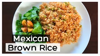 Mexican Style Brown Rice  How to make Mexican Rice [upl. by Boulanger243]