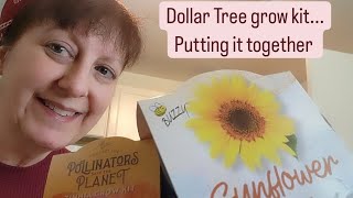 Dollar Tree Grow Kit For A Budget Friendly Garden amp Easy To Assemble ginablivingfully6884 [upl. by Nomelc]