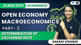 Open Economy Macroeconomics  Determination of Exchange Rate  Class 12th Macroeconomics [upl. by Nwahsak]