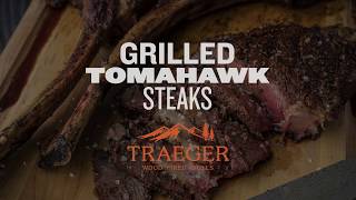 Traeger Tomahawk Steaks  Ace Hardware [upl. by Noremmac23]