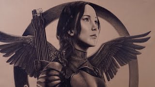 Katniss Everdeen Speed Drawing [upl. by Aihseym229]