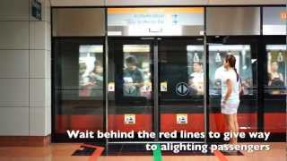 How to Take Singapore MRT [upl. by Ahsas]