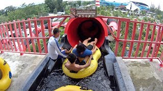 Boomeranggo Water Slide at Jogja Bay Waterpark [upl. by Elrahc221]