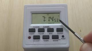 Como Programar o Timer Digital [upl. by Yeniar664]