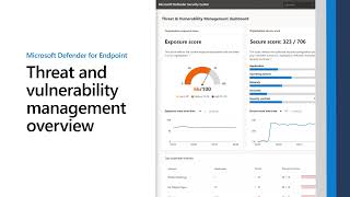 Threat and vulnerability management overview  Microsoft Defender for Endpoint [upl. by Dwight]