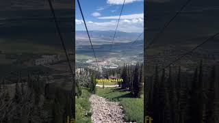 Ride down on a lift in Jackson Hole [upl. by Ainna]