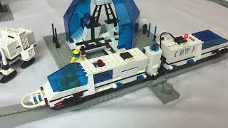 LEGO 6990 FUTURON MONORAIL TRANSPORT SYSTEM Train Space Set from 1987 [upl. by Polloch]