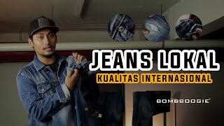 JEANS LOKAL PRIA Kualitas INTERNASIONAL  Bombboogie [upl. by Albion]