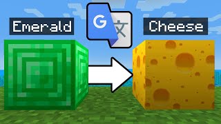 I Put Every Minecraft Texture Through Google Translate 10000000 Times [upl. by Airom]